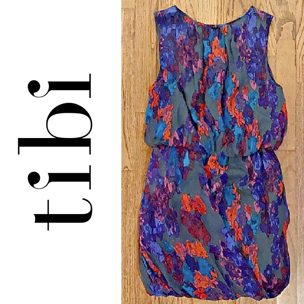 **SOLD** Tibi silk wrap dress size 4